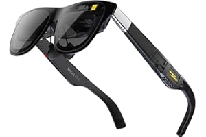 XREAL One AR Brille mit X1 Chip, XR Brille Native 3 DoF, 147" 50° FOV, 120Hz HD-Display, Renommiert Audio, 3 Linsentransparenz, Smart Glasses für iPhone 17/16/15 Steam Deck/ROG/Mac/PC/Android&iOS