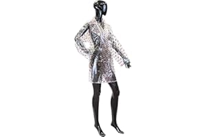 City Outlet Womens Girls Transparent Clear Waterproof Lightweight Rain Jacket Reuseable Mac Showerproof Outerwear Travel Portable Fashion Festival Outdoor PVC Raincoat