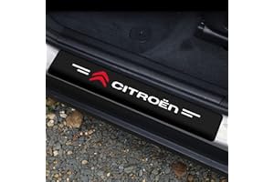 ERGENB, Striscia di Protezione per Battitacco della Portiera Antigraffio per Auto 4 Pezzi, per Citroen C4 C3 C5 C1 C2 Berlingo C-Elysee C4-Picasso C4-Aircross