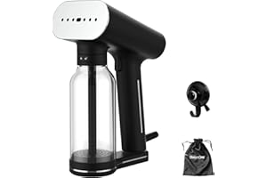 STEAMONE - Steamer Défroisseur à vapeur 2000W 33g/min - Fer portatif - Capacité 400 ml- Elimines 99,99% d'impuretés - Prêt en 30s - Cable 3m - Format ultra compact - EUXL400V2