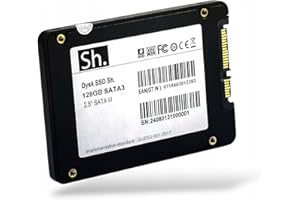 SH. SSD 128GB 2.5" SATA III – Unidad de Estado Sólido Interna – hasta 545MB/s Lectura, 518MB/s Escritura – Memoria Flash 3D NAND – 6Gb/s – para portátil, Ordenador de Escritorio, PC de sobremesa