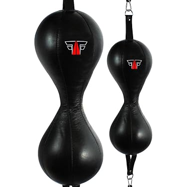 Balle Mexicaine Double En Cuir - Punching Ball Double Extrémité - Entraînement Boxe Et Réflexes