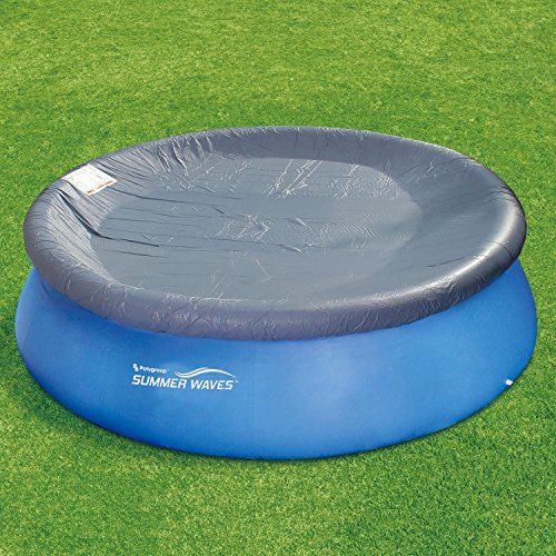Summer Waves Poolabdeckung Ø 366 cm Abdeckplane Regenplane für Fast Set Quick Up Pool - 2