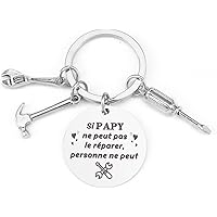 Porte Clef Grand-Père,Cadeau Grand Pere,Fete Des Peres Personnalisé