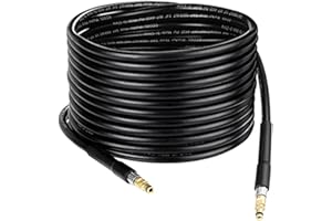 SSEHCWAN Wąż wysokociśnieniowy do myjki wysokociśnieniowej Kärcher K2, K3, K4, K5, K6, K7, wąż przedłużający, system wtykowy Quick Connect, 10 m