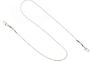 G.T.R High End Steel Leader 7 x 7 Leader with Swivel for Predatory Fish Fishing