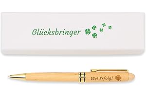 RAYMOND FLOWERDEW Viel Erfolg Kugelschreiber Geschenk für Prüfungen, Tests oder Bewerbungen. Blaue Tinte 1 mm Strichstärke, Viel Glück