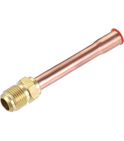 10-Pack Copper 90 Degree Elbow Fittings - 5/8" OD 1/2" ID HVAC Plumbing Connectors