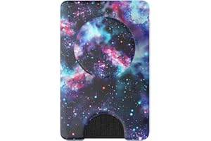 PopSockets PopWallet+ mit Integriertem Austauschbarem PopTop - Galactic Nebula