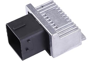 ISPCHEN Glow Plug Relay Time Control Unit Module for Citroën C1 C2 C3 C4 C5 C6 C8 for Peugeot 207 307 308 407 508 Glow Plug Control Relay Module 598140 9640469680A 93858431 5981.40