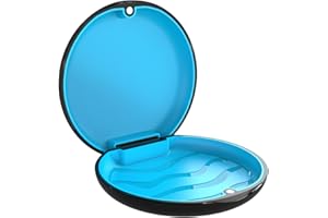 BVN Custodia Porta Apparecchio Denti, Porta Bite Dentale, Scatola Ortodontiche, per Protesi Dentale, Paradenti, Nero