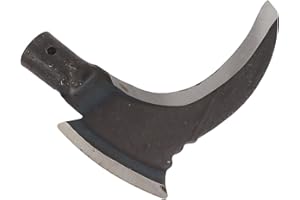 YOEYANG Mangan-Stahl-Doppelsichel-Baumbesatz Rostfreies Multifunktionales Doppelsichel-Gartenwerkzeug (Einzelschneidkopf)