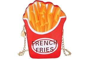 ‎SOUPLIEBE Popcorn Kostüm Damen Verrückte Umhängetasche Verrückte Ausgefallene Taschen Mädchen Handtasche Popcorn Accessoires