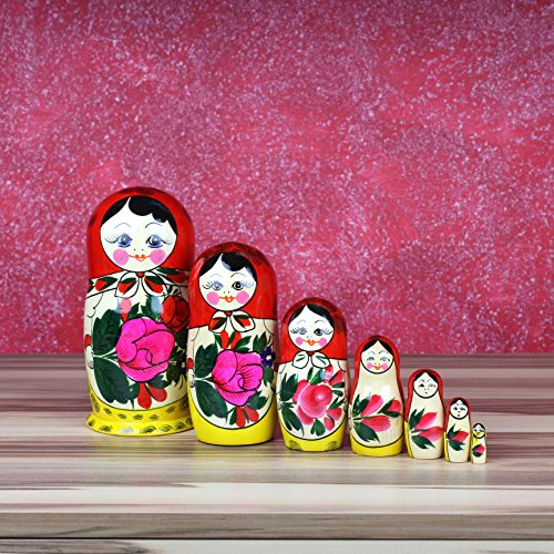 MATROSCHKAS im Hand Made Classic 7 Teile 17 cm Holz Geschenk Spielzeug - 5