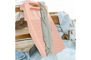 RICHOLYN Grande planche à laver, planche à laver à la main, planche à laver pour la lessive Grande planche à linge domestique haute ténacité, épaisse et antidérapante, 17,7 x 7,8 pouces, 4 couleurs en