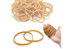 RMENOOR 100PCS Elastique Caoutchouc Bande Elastique en Caoutchouc Elastique Anneau en Caoutchouc Grands Elastiques en Caoutchouc Grandes Bandes Elastiques pour Poubelle Bureau, Dossiers