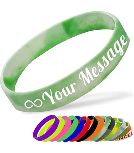 Amazon Custom Engraved Silicone Rings Amazon Rubber Bracelets With