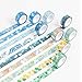 Washi Tape, aulola® Deko Japanische Maskierung selbst Sticky Papier Klebeband Kollektion für Zeitschriften, Alben, tägliche Planer, Handy diy, Geschenkverpackungen Büro Party Supplies (9 Stück) Style 2 (Pack of 9)