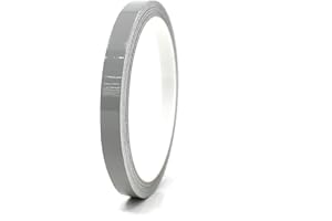 Finest Folia Decorative Strips for Car, Motorcycle, Boat, Model Making, Choice of Colours, Side Strips, Adhesive Strips (Medium Grey Gloss, 7 mm Width)