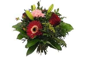 BLUMEN-SENF Blumenstrauß 1000 Dank mit Handgeschriebener Karte Blumenversand