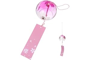 Veemoon - Campana a in giapponese, sospesa a mano, per interni ed esterni, di compleanno per gli amici innamorati, stile 1