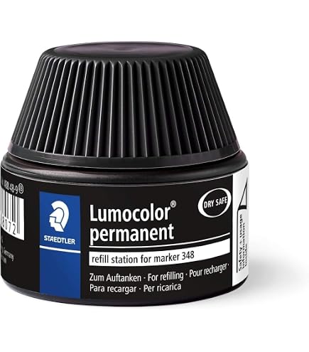 Staedtler Lumocolor Permanent Duo - 5 Marqueurs Noirs Pointe Fine Et Moyenne