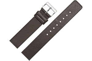 MARBURGER Uhrenarmband 18mm Leder Spezialanstoss Verschraubt - 76218