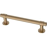 Franklin Brass Francisco (5'li Paket) Dolap Kolları 4 in&ccedil; Şampanya Bronz Dolap Dolaplar ve &Ccedil;ekmeceler i&ccedil;in Kulplar Dolap Dona