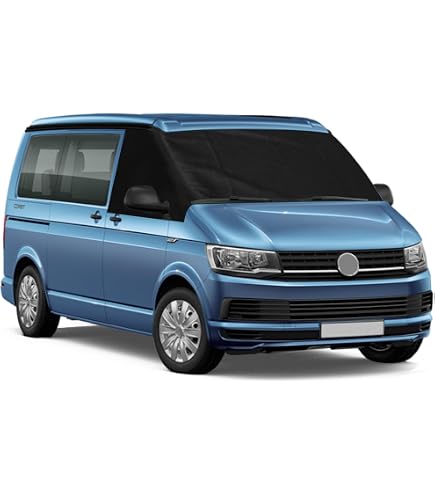 Couverture De Pare-Brise VW T4 - Pliable Thermique Occultante Anti-Soleil, Neige Et Gel