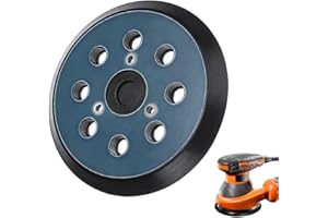 Pilikoll 5 Inch 8 Hole Replacement Sander Pad Hook and Loop Sander Pad Replacement Sander Base Compatible with Makita M9204 BO5030 BO5031 DBO180Z BO8041 DBO180RMJ BO5041 BO5010 BO5011 BO5012