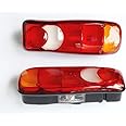 24/7 AUTO 2 x rear tail lights 12V 24V AMP 1.5 to fit BOXER DUCATO LF45 LF55 MASTER FE FL bus truck