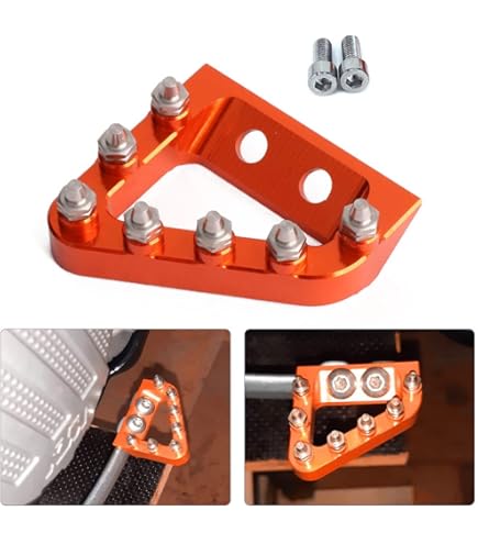 Leva Cambio In Alluminio Forgiato SCAR - Compatibile Con KTM SX/EXC 250-450 2011-2023, Colore Arancione - Foto 6