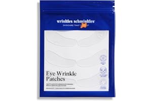WRINKLES SCHMINKLES,Kit de lissage des yeux avec coussinets anti-rides,Réduit les patchs d'oie, les yeux gonflés et les cernes dus au vieillissement avec notre dissolvant pour les yeux