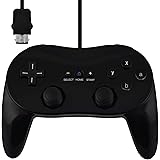 TheMax Wii Classic Controller Pro Remote Joypad Game pad classic controllers Pro Black For Wii Wii U Classic Console