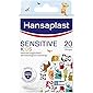 Hansaplast Kinderpflaster Sensitive (20 Strips), Wundpflaster mit niedlichen Tiermotiven zum Aufmuntern, schmerzlos zu…