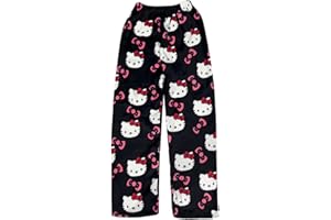 ‎CHNNAMZU Chnnamzu Pyjama Hose Kinder, Pyjamahose Mädchen Lang Schlafhose Flanell Weich Kawaii Pyjamas Anime Warm und Bequem Casual Schlafanzug Weihnachts Geschenk für Teenager Mädchen
