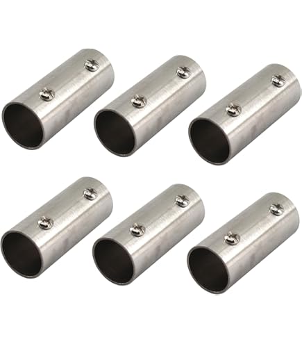 Connettore Acciaio Inox Connettore Per Tubi In Acciaio Inox V2A - 42,4x2,0 Mm Con Barra Centrale, Per Installazioni Sicure Connettori Per Ringhiere - Foto 13