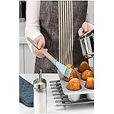 IKEA Bakglad Silikon Yumurta Hamur Pasta Fır&ccedil;ası Bej Mavi 26 Cm BN60485551