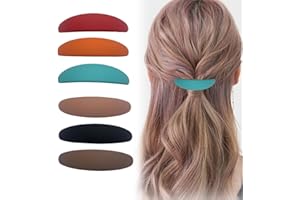 YEJAHY 6 Fermagli per Capelli da Donna Sottili, Spilla Francese con Chiusura Elegante