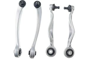 FRANKBERG Lot de 4 bras de suspension avant supérieur gauche et droit compatible avec A4 A6 Allroad Exeo P-a-s-s-a-t 8H7 B6 8HE B7 1994-2013 8E0407505A