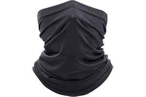 ZHjuju Multifonctionnel Bandana,Masque facial Bandanas Bandana Anti-UV Tour de Cou Homme Femme Masque Cache Cou Anti-Solaire Foulard extérieur Bandana pour Moto Yoga Running Randonnée Équitation.