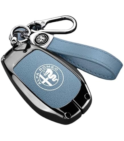 Coque Silicone Clé Voiture Alfa Romeo - Pour Giulia, Stelvio, Tonale, Etc. - Protection étanche Anti-rayures