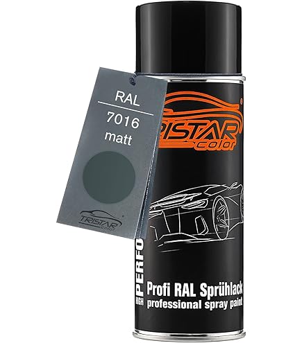 TRISTARcolor Lackstift RAL 7012 Basaltgrau Seidenmatt – 50 Ml, Schnelltrocknend, Für Viele Oberflächen