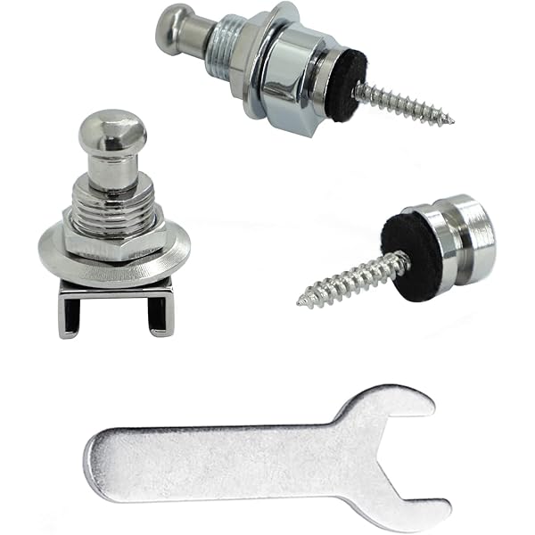 Fermeture De Sangle De Guitare Anti-chute - Clips Sécurisés à Libération Rapide, Légers Et Réglables