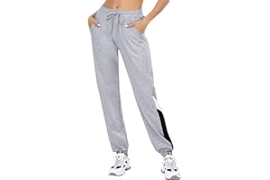 Marvmys damskie spodnie sportowe spodenki bawełniane 3/4 spodnie do joggingu, spodnie dresowe, z kieszeniami