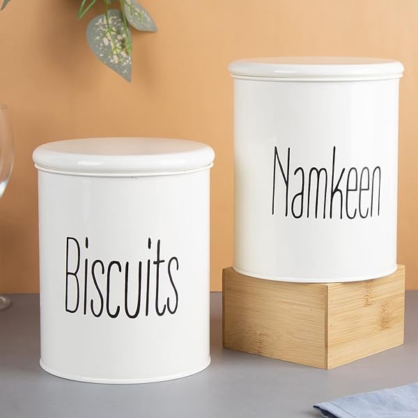 Ceramic Food Storage Jar With Bamboo Lid – Airtight Kitchen Canister For Coffee, Sugar, Tea, 800ml (27oz) - View #7