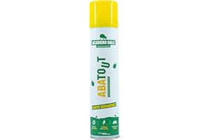 ABATOUT - Laque Anti-Acariens & Gale - Traitement préventif et curatif spécial intérieur - Professionnel - Foudroyant & Persistant jusqu'à 8 mois - 300 ml