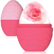 Eisroller Fürs Gesicht – Eiförmiger Ice Roller Mit Kühl-Effekt Für Straffe Haut & Anti-Aging