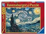 puzzle ravensburger 1500 pieces Puzzle de 1500 piezas Ravensburger - Van Gogh, Noche Estrellada, Puzzle de 1500 Piezas (16207 9)