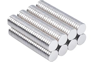 OCEUMAOA 200 Pièces Petit Aimant Rond Aimant Neodyme Puissant Aimants Mini Magnet 5x1mm pour Frigo Tableau Blanc Magnétique Photo école Bureau Oeuvre